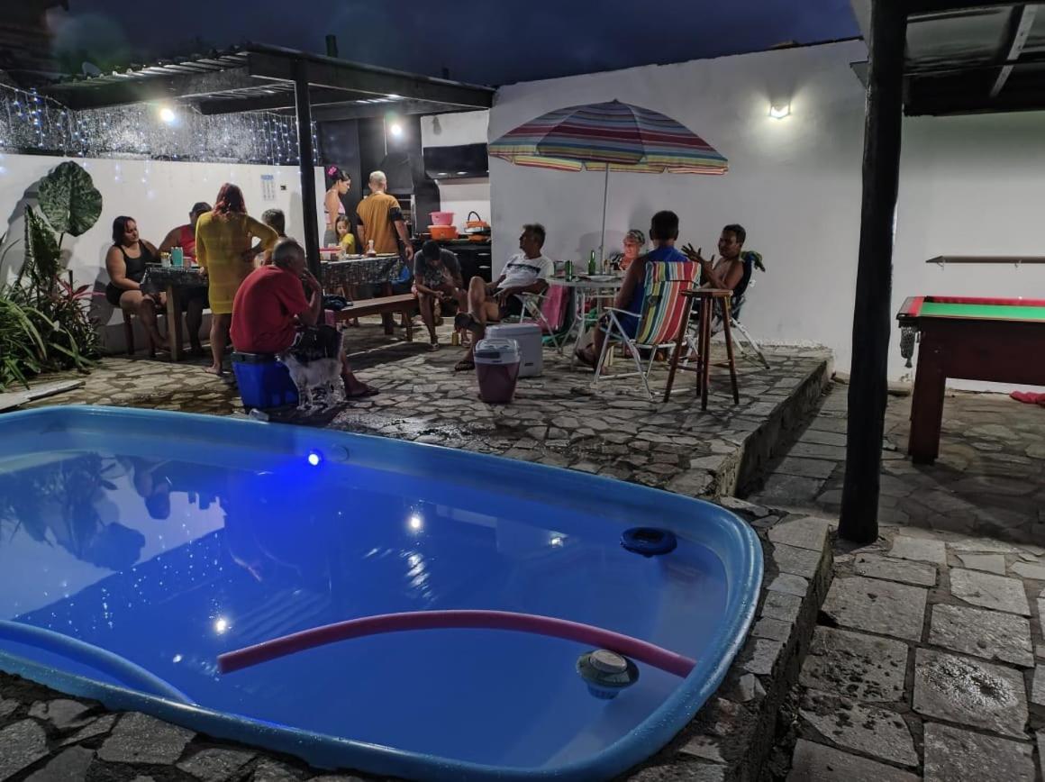 Praia Piscina Bilhar Churrasqueira Villa Sao Sebastiao  Bagian luar foto