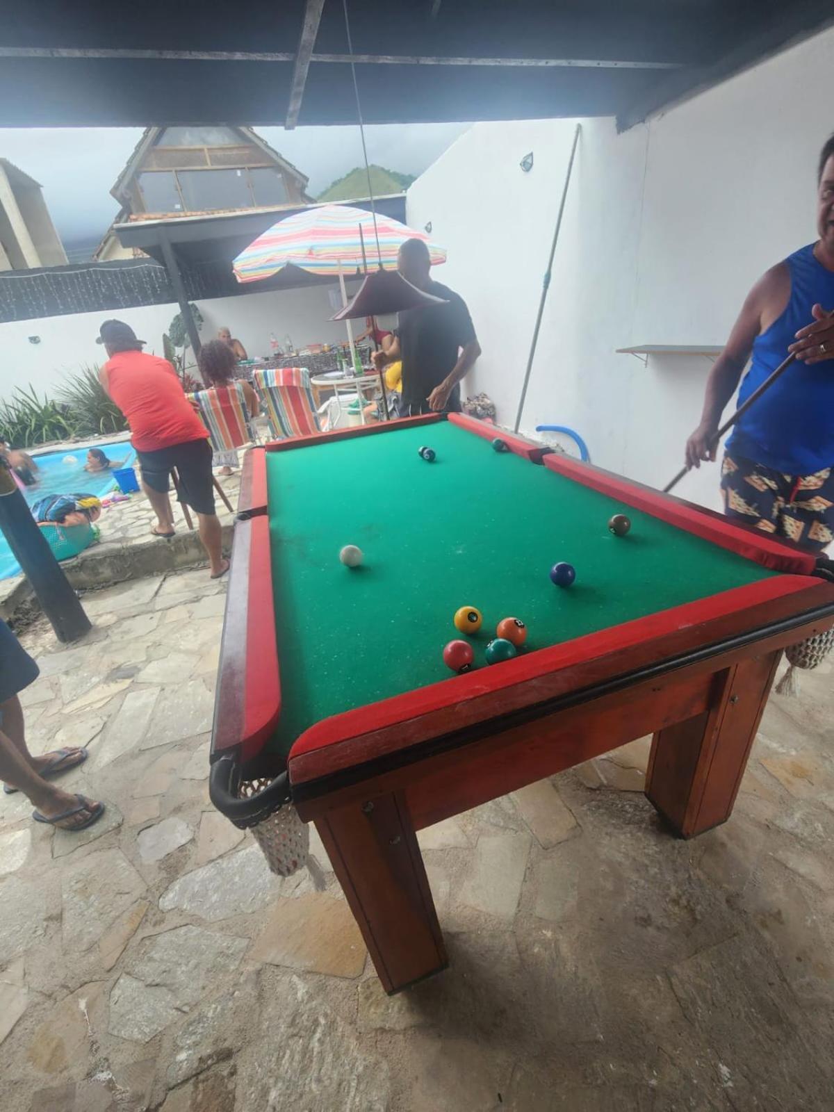 Praia Piscina Bilhar Churrasqueira Villa Sao Sebastiao  Bagian luar foto