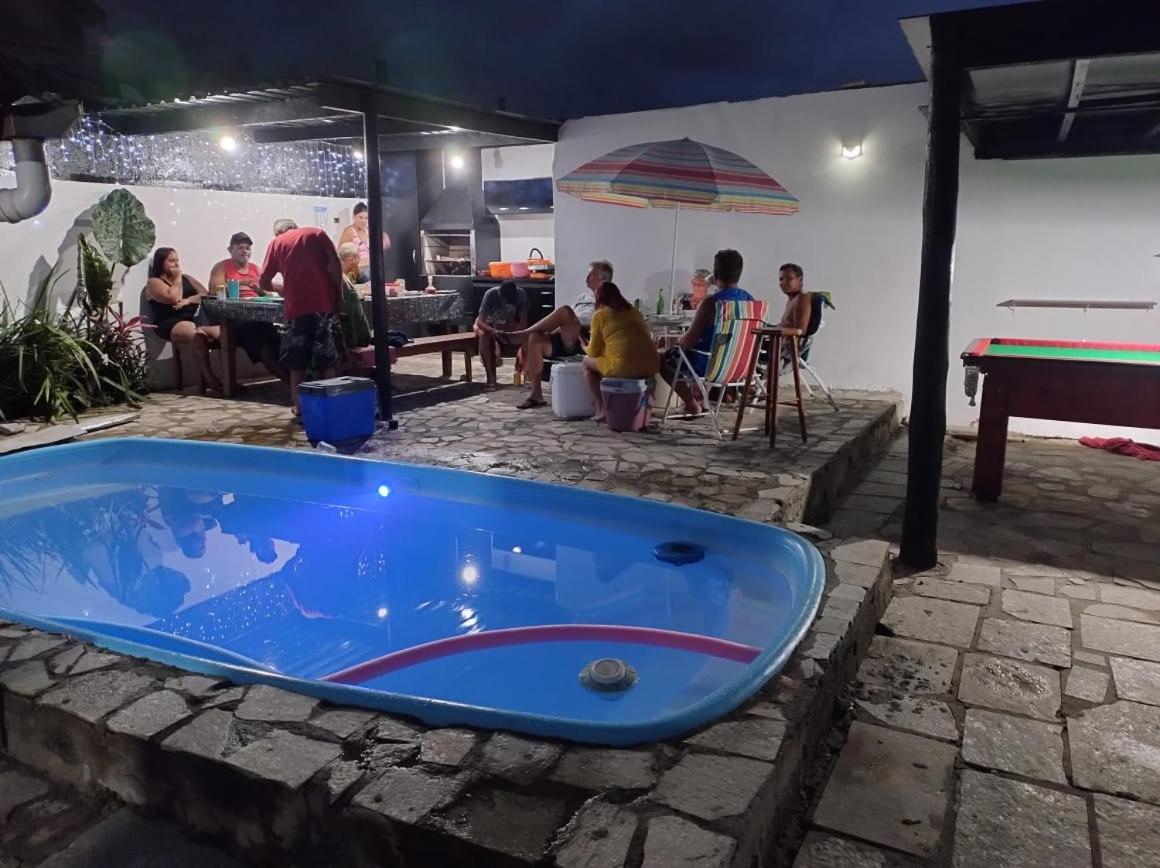 Praia Piscina Bilhar Churrasqueira Villa Sao Sebastiao  Bagian luar foto