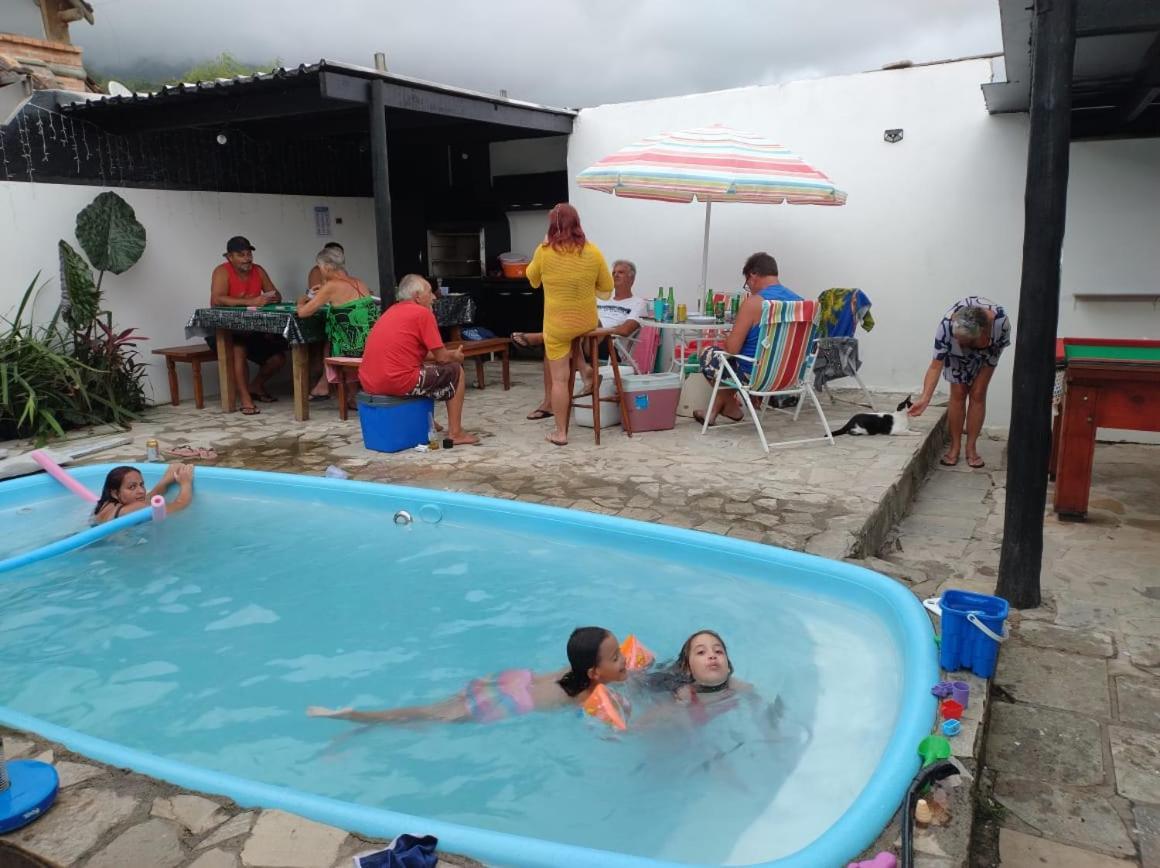 Praia Piscina Bilhar Churrasqueira Villa Sao Sebastiao  Bagian luar foto