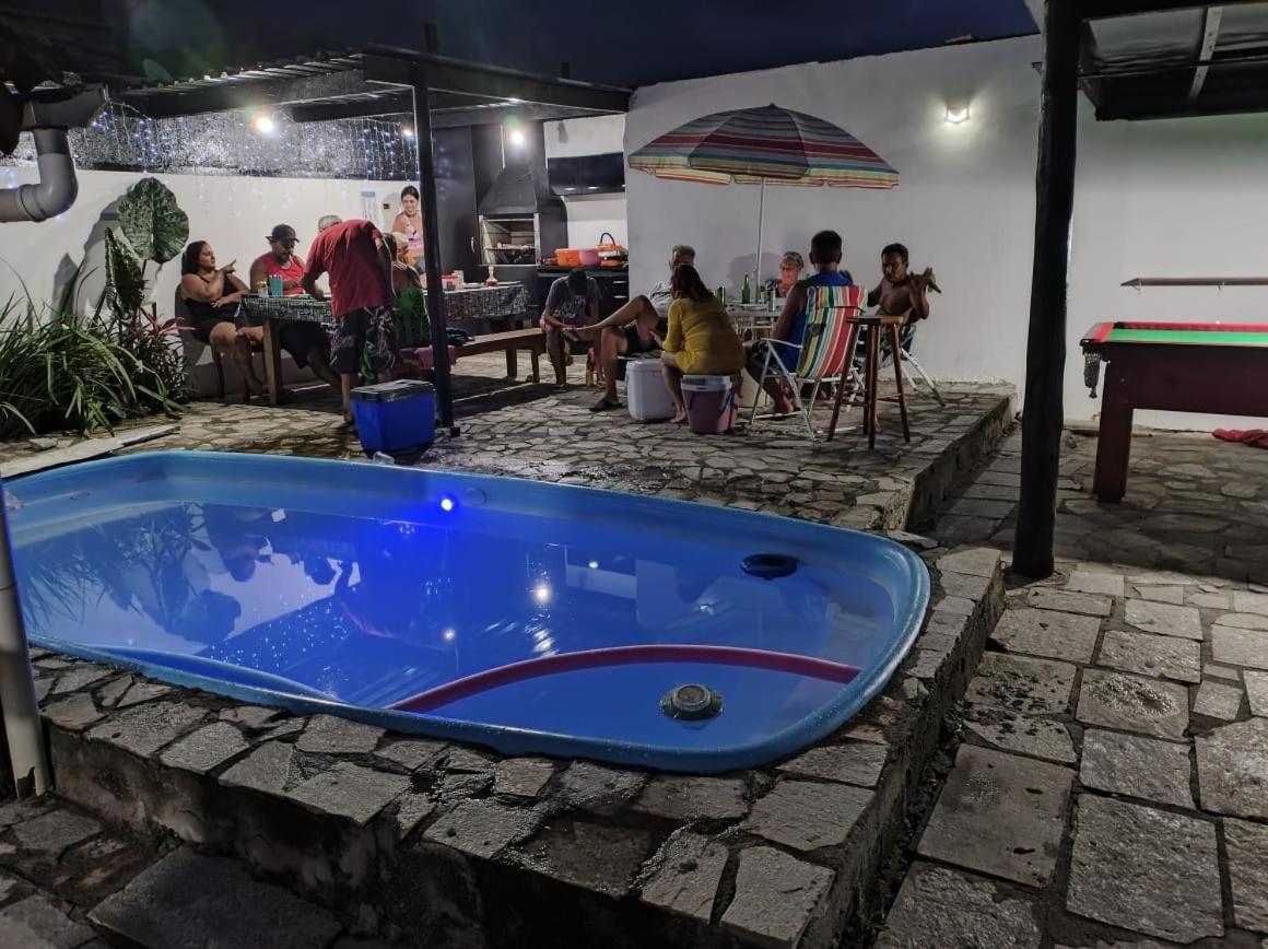 Praia Piscina Bilhar Churrasqueira Villa Sao Sebastiao  Bagian luar foto