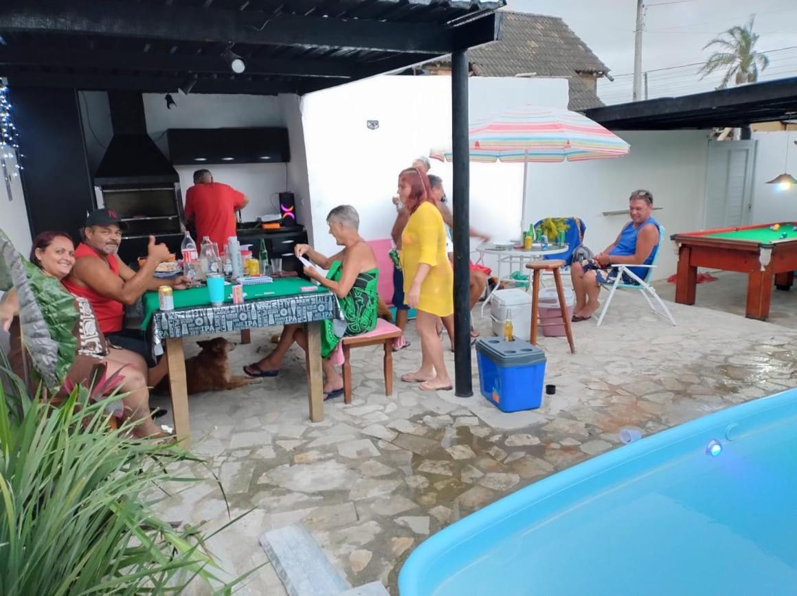 Praia Piscina Bilhar Churrasqueira Villa Sao Sebastiao  Bagian luar foto