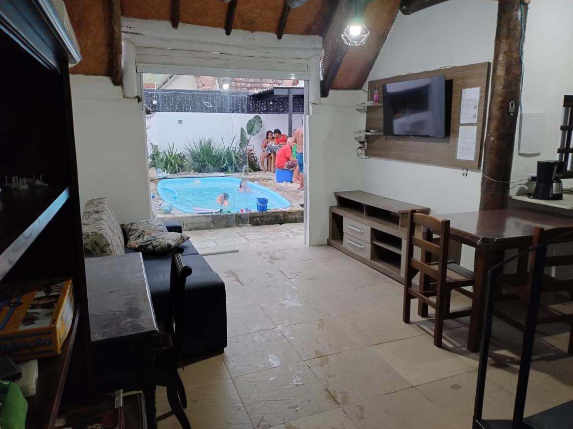 Praia Piscina Bilhar Churrasqueira Villa Sao Sebastiao  Bagian luar foto